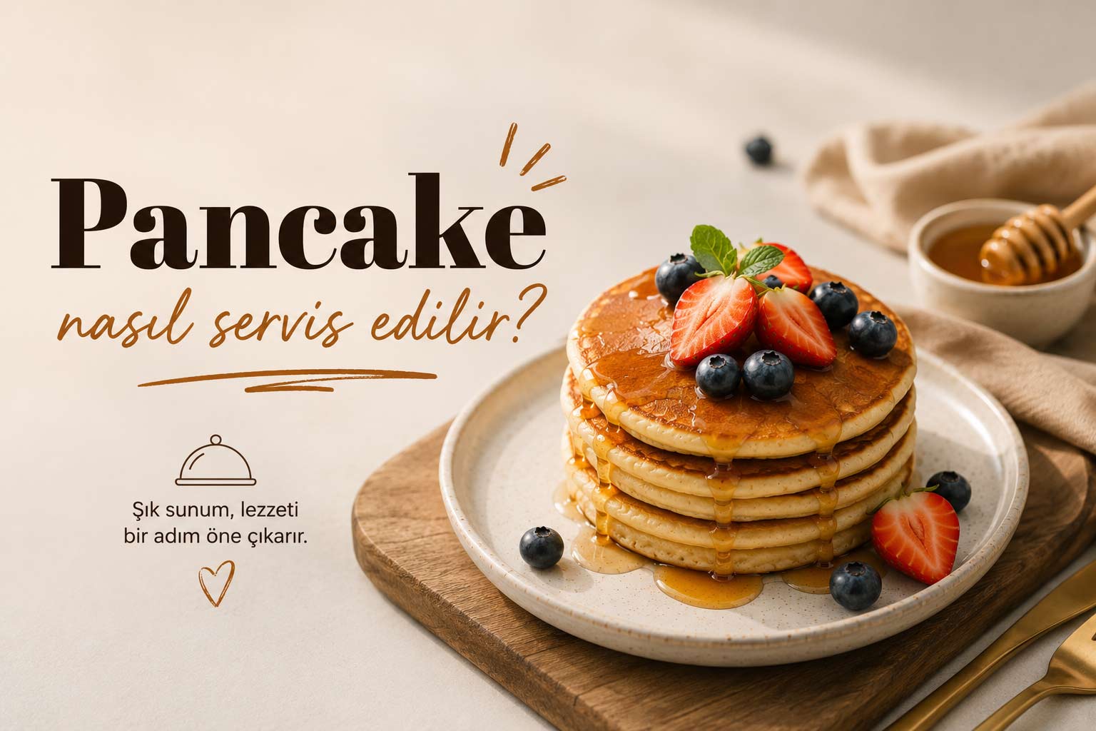 Pancake Nasıl Servis Edilir? Şık ve Lezzetli Sunum Önerileri (2026)