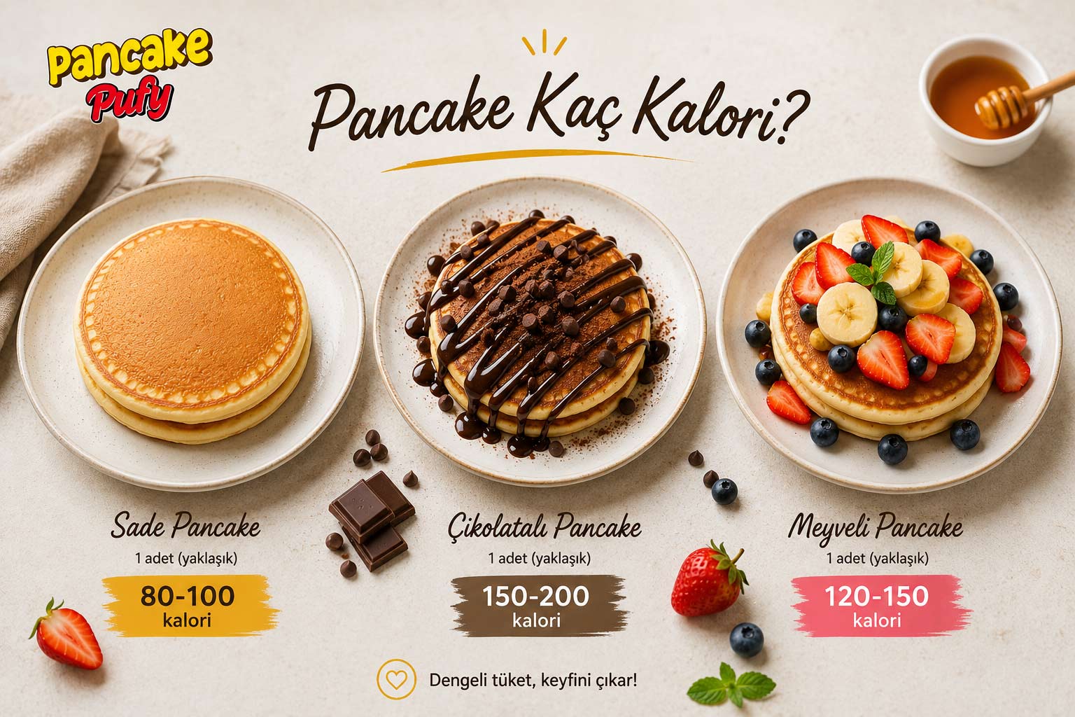 Pancake Kaç Kalori? (Detaylı Rehber)